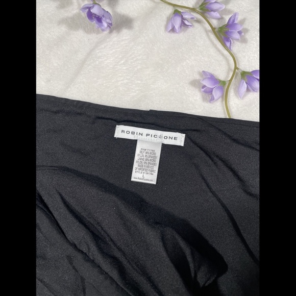 NEW $78 Robin‎ Piccone Ava Bikini Bottoms in Black [SZ Large ] - Picture 7 of 11